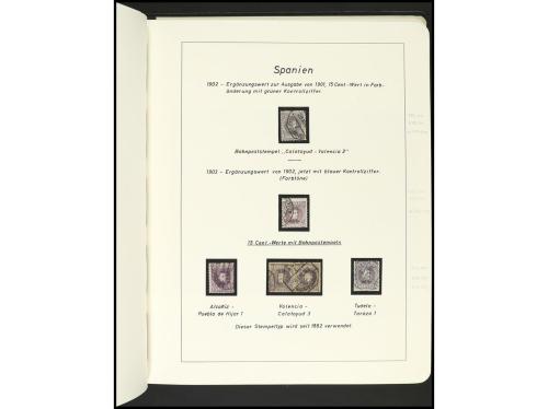 ESPAÑA. COLECCIÓN ESPECIALIZADA de las emisiones de Alfonso 