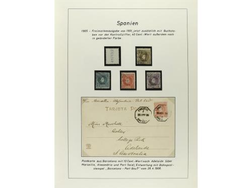 ESPAÑA. COLECCIÓN ESPECIALIZADA de las emisiones de Alfonso 