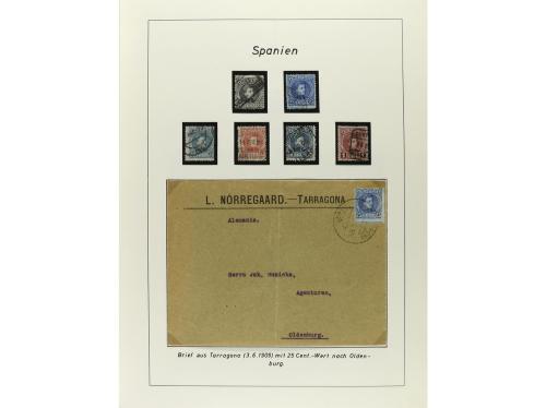 ESPAÑA. COLECCIÓN ESPECIALIZADA de las emisiones de Alfonso 