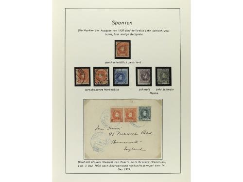 ESPAÑA. COLECCIÓN ESPECIALIZADA de las emisiones de Alfonso 