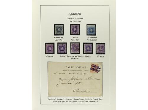 ESPAÑA. COLECCIÓN ESPECIALIZADA de las emisiones de Alfonso 