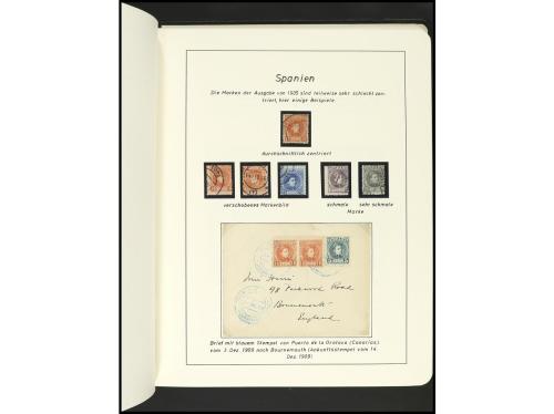 ESPAÑA. COLECCIÓN ESPECIALIZADA de las emisiones de Alfonso 