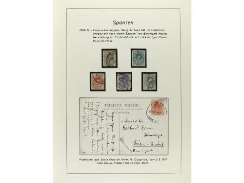 ESPAÑA. COLECCIÓN ESPECIALIZADA de las emisiones de Alfonso 