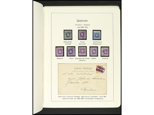 ESPAÑA. COLECCIÓN ESPECIALIZADA de las emisiones de Alfonso 