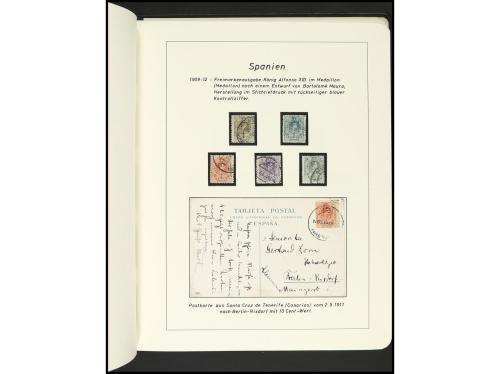 ESPAÑA. COLECCIÓN ESPECIALIZADA de las emisiones de Alfonso 