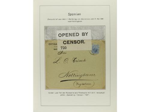 ESPAÑA. COLECCIÓN ESPECIALIZADA de las emisiones de Alfonso 