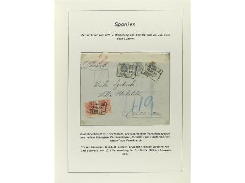 ESPAÑA. COLECCIÓN ESPECIALIZADA de las emisiones de Alfonso 