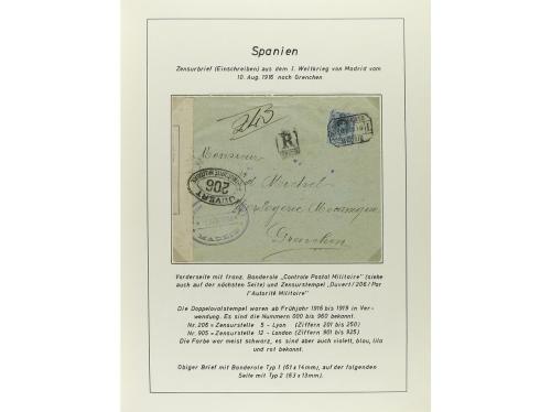 ESPAÑA. COLECCIÓN ESPECIALIZADA de las emisiones de Alfonso 