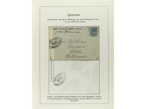 ESPAÑA. COLECCIÓN ESPECIALIZADA de las emisiones de Alfonso 