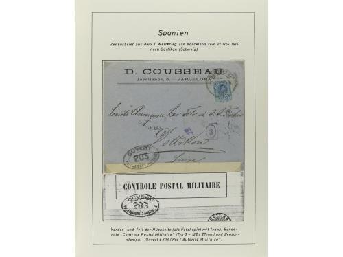 ESPAÑA. COLECCIÓN ESPECIALIZADA de las emisiones de Alfonso 