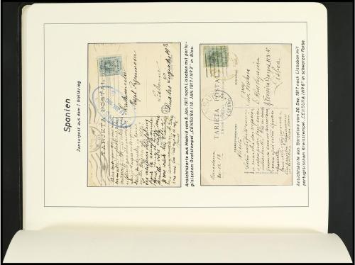 ESPAÑA. COLECCIÓN ESPECIALIZADA de las emisiones de Alfonso 