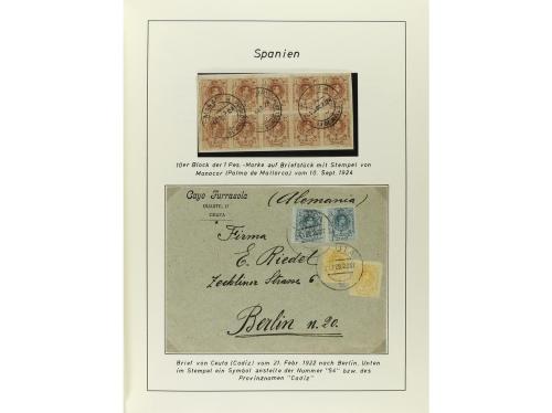 ESPAÑA. COLECCIÓN ESPECIALIZADA de las emisiones de Alfonso 