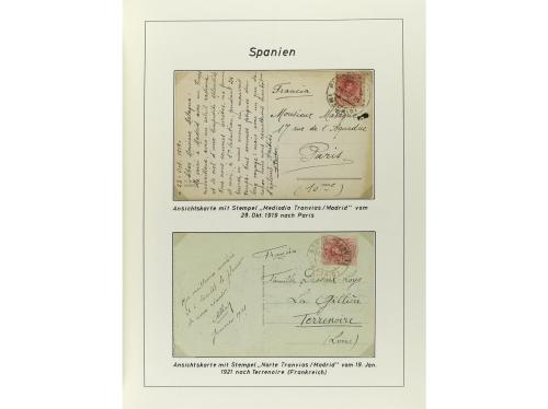 ESPAÑA. COLECCIÓN ESPECIALIZADA de las emisiones de Alfonso 