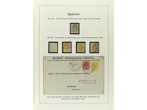 ESPAÑA. COLECCIÓN ESPECIALIZADA de las emisiones de Alfonso 