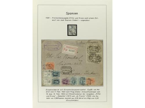 ESPAÑA. COLECCIÓN ESPECIALIZADA de las emisiones de Alfonso 