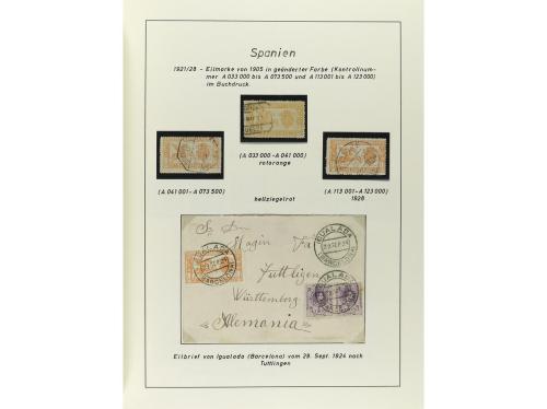 ESPAÑA. COLECCIÓN ESPECIALIZADA de las emisiones de Alfonso 