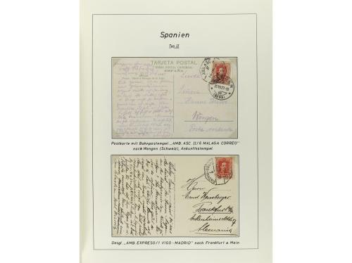 ESPAÑA. COLECCIÓN ESPECIALIZADA de las emisiones de Alfonso 