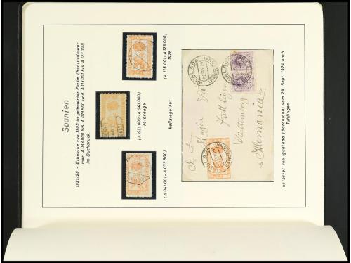 ESPAÑA. COLECCIÓN ESPECIALIZADA de las emisiones de Alfonso 