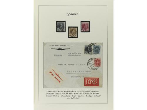 ESPAÑA. COLECCIÓN ESPECIALIZADA de las emisiones de Alfonso 