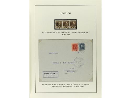 ESPAÑA. COLECCIÓN ESPECIALIZADA de las emisiones de Alfonso 