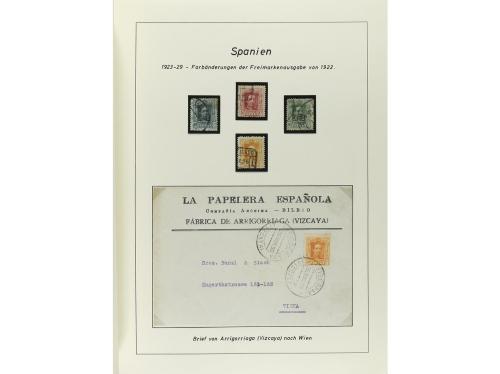 ESPAÑA. COLECCIÓN ESPECIALIZADA de las emisiones de Alfonso 