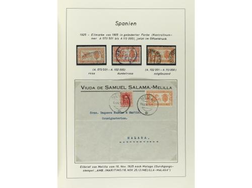 ESPAÑA. COLECCIÓN ESPECIALIZADA de las emisiones de Alfonso 