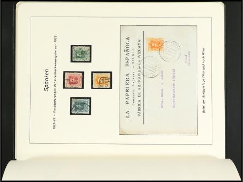 ESPAÑA. COLECCIÓN ESPECIALIZADA de las emisiones de Alfonso 