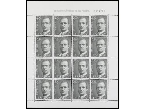 ** ESPAÑA. Ed. MP-1B (3). 200 pts. verde. MINIPLIEGO de 16 s