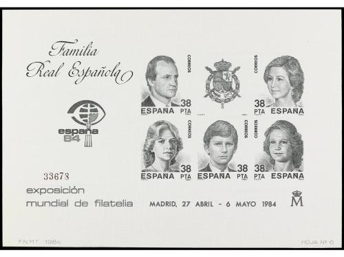 (*) ESPAÑA: PRUEBAS OFICIALES FNMT. Ed. 6/7. ESPAÑA 84. 2 va