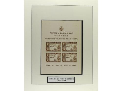 LOTES y COLECCIONES. CUBA. Pequeña colección especializada c