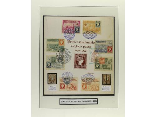 LOTES y COLECCIONES. CUBA. Pequeña colección especializada c