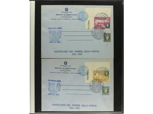 LOTES y COLECCIONES. CUBA. Pequeña colección especializada c
