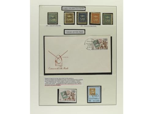LOTES y COLECCIONES. CUBA. Pequeña colección especializada c
