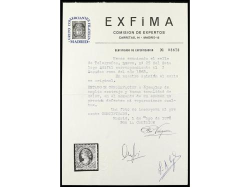 */(*) ESPAÑA: TELEGRAFOS. Ed. 21/25. SERIE COMPLETA. 5 valor