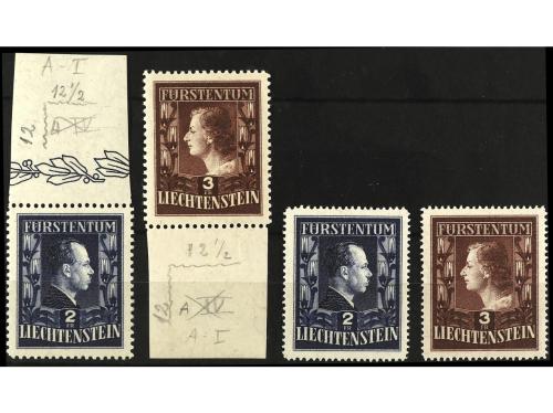 ** LIECHTENSTEIN. Yv. 266/7 y 266/7a. SERIE COMPLETA. 2 valo