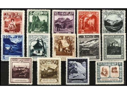 * LIECHTENSTEIN. Yv. 94/107. SERIE COMPLETA. 14 valores. Cat