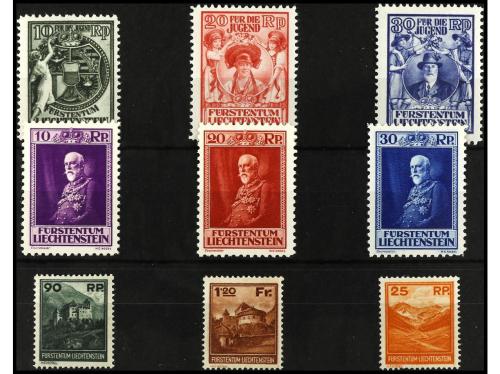 * LIECHTENSTEIN. Yv. 108/16. SERIES COMPLETAS. 9 valores. Ca