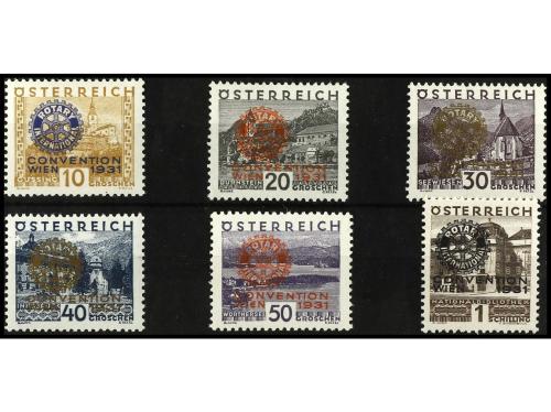 **/* AUSTRIA. Yv. 398A/F. SERIE COMPLETA. 6 valores. 