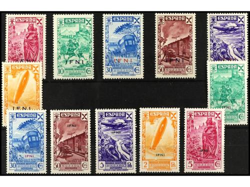 ** COLONIAS ESPAÑOLAS: IFNI. Ed. B-1/6 y 7/12. BENEFICENCIA.