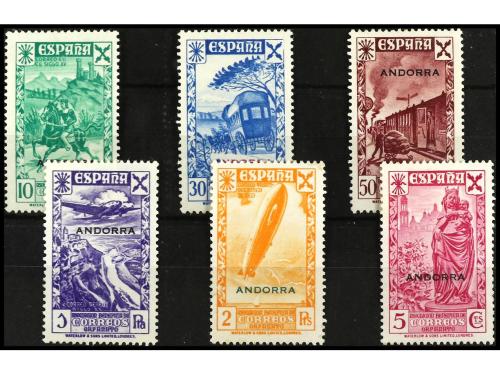 ** ANDORRA. Ed. 1/6. BENEFICENCIA. Serie completa. 6 valores