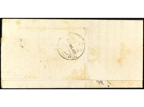 ✉ GRAN BRETAÑA. Yv. 106. 1902. Impreso de CARDIFF a SOLLER (