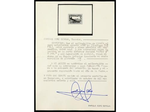 (*) ESPAÑA. Ed. 760nhi. HB Aéreo + pts. HABILITACIÓN INVERTI