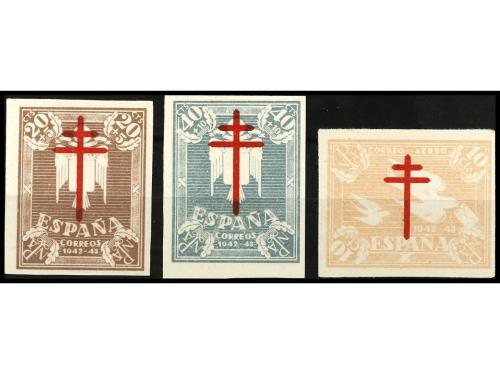 ** ESPAÑA. Ed. 958/60s. SERIE COMPLETA, 3 valores. SIN DENTA