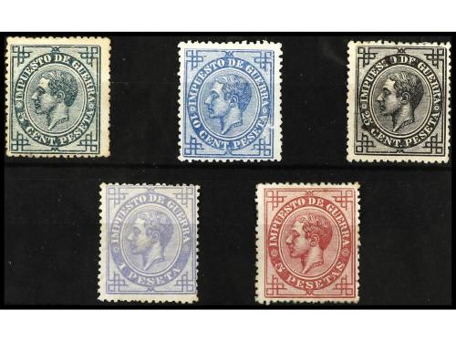 */(*) ESPAÑA. Ed. 183/7. SERIE COMPLETA, 5 valores. 5 c. man