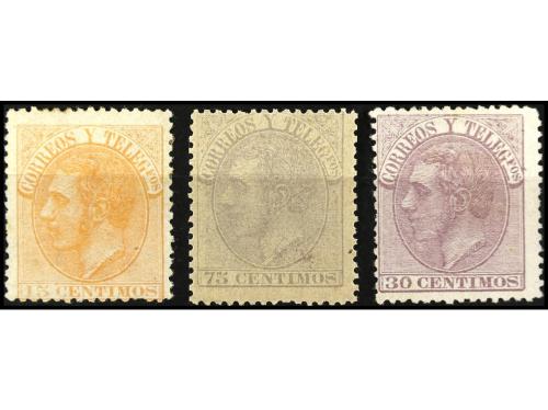 */(*) ESPAÑA. Ed. 210/2. SERIE COMPLETA, 3 valores, 30 c. y 
