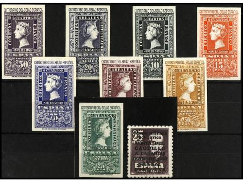 (**) ESPAÑA. Ed. 1075/82 y ** 1090. CENTENARIO. Serie comple