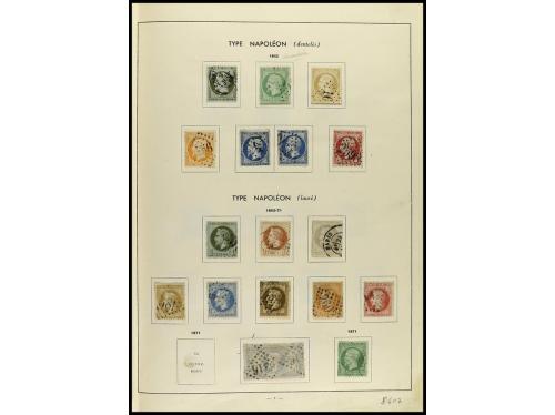 LOTES y COLECCIONES. FRANCIA. Colección en antiguo álbum Yve