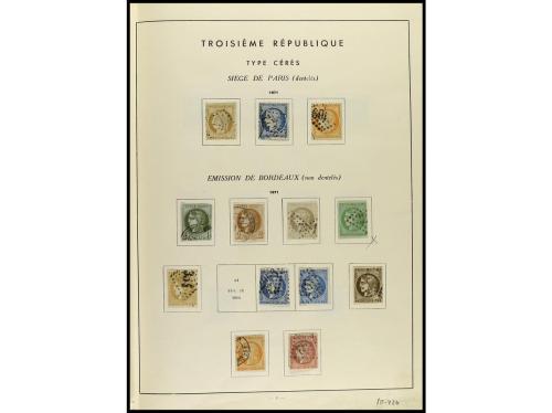 LOTES y COLECCIONES. FRANCIA. Colección en antiguo álbum Yve