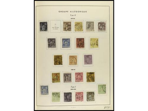 LOTES y COLECCIONES. FRANCIA. Colección en antiguo álbum Yve