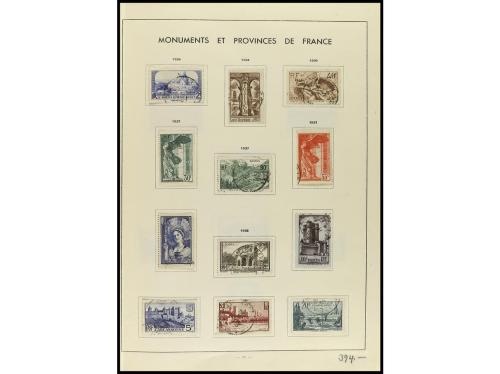 LOTES y COLECCIONES. FRANCIA. Colección en antiguo álbum Yve